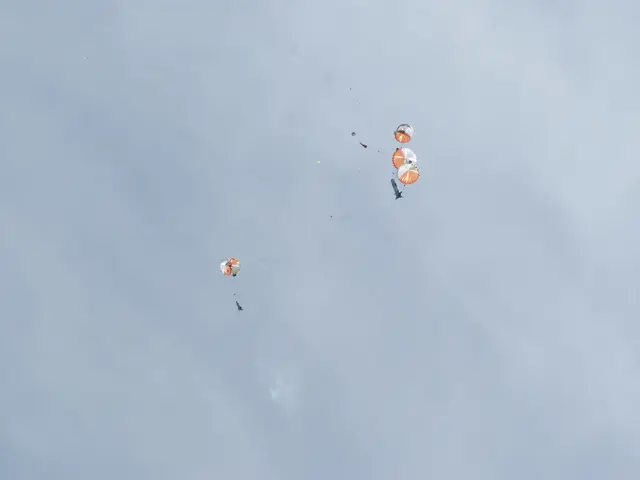 Large Mars parachute tested in the Earth's stratosphere, high above the Arctic Circle, by European...