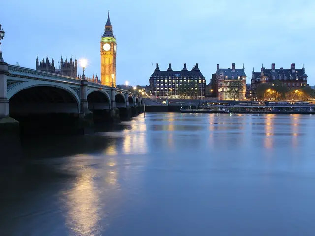 In the image there is lake in the front and bridge above it on the left side, behind it there is a...