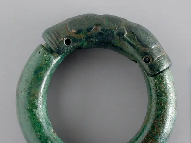 In the image we can see there is a ring made up of iron.